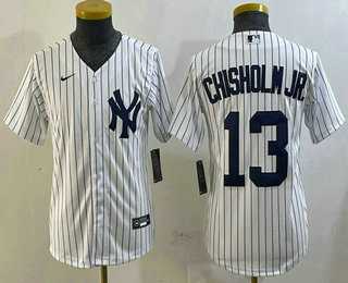 Youth New York Yankees #13 Jazz Chisholm Jr White Cool Base Stitched Jersey,We sell and wholesale Youth New York Yankees #13 Jazz Chisholm Jr White Cool Base Stitched Jersey on line form chian!