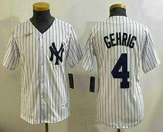 Youth New York Yankees #4 Lou Gehrig White Throwback Stitched Cool Base Nike Jersey,We sell and wholesale Youth New York Yankees #4 Lou Gehrig White Throwback Stitched Cool Base Nike Jersey on line form chian!