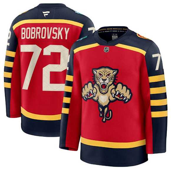 Men's Florida Panthers #72 Sergei Bobrovsky Red 2026 Winter Classic Stitched Hockey Jersey Dzhi,We sell and wholesale Men's Florida Panthers #72 Sergei Bobrovsky Red 2026 Winter Classic Stitched Hockey Jersey Dzhi on line form chian!
