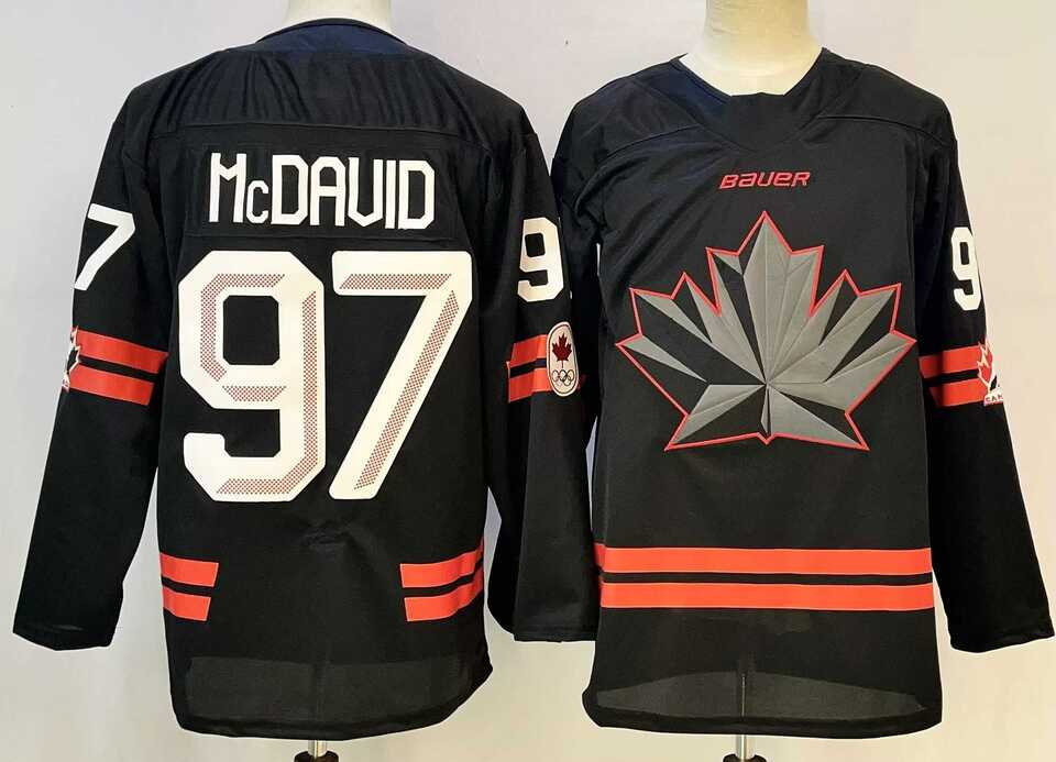 Men's Canada Hockey #97 Connor McDavid Black Stitched Jersey,We sell and wholesale Men's Canada Hockey #97 Connor McDavid Black Stitched Jersey on line form chian!