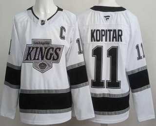 Men's Los Angeles Kings #11 Anze Kopitar White Authentic Jersey,We sell and wholesale Men's Los Angeles Kings #11 Anze Kopitar White Authentic Jersey on line form chian!