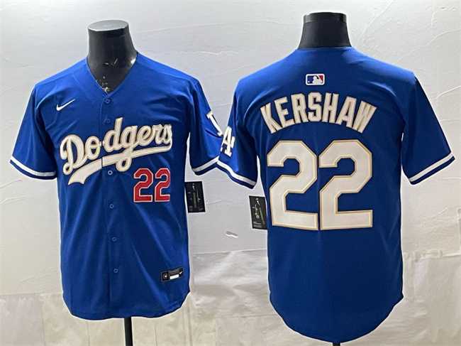 Men's Los Angeles Dodgers #22 Clayton Kershaw Royal Limited Stitched Jersey,We sell and wholesale Men's Los Angeles Dodgers #22 Clayton Kershaw Royal Limited Stitched Jersey on line form chian!