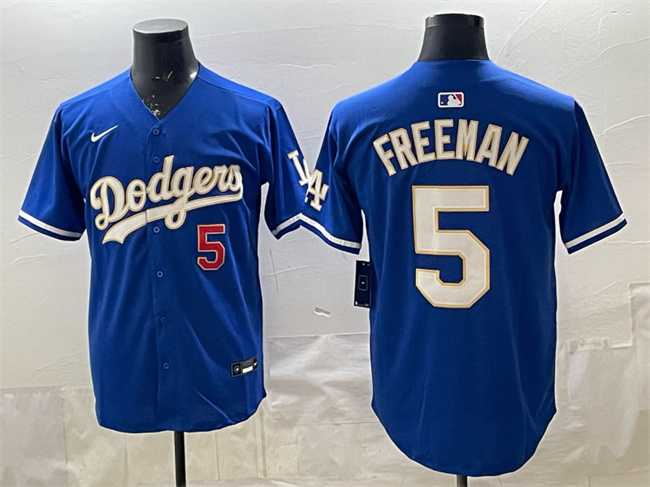 Men's Los Angeles Dodgers #5 Freddie Freeman Royal Limited Stitched Jersey,We sell and wholesale Men's Los Angeles Dodgers #5 Freddie Freeman Royal Limited Stitched Jersey on line form chian!