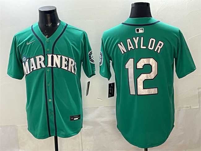Men's Seattle Mariners #12 Josh Naylor Aqua Limited Stitched jersey,We sell and wholesale Men's Seattle Mariners #12 Josh Naylor Aqua Limited Stitched jersey on line form chian!