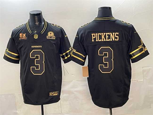 Men's Dallas Cowboys #3 George pickens Black 2025 F.U.S.E. With 5x Super Bowl Champions & Established In 1960 Patch Vapor Limited Stitched Jersey,We sell and wholesale Men's Dallas Cowboys #3 George pickens Black 2025 F.U.S.E. With 5x Super Bowl Champions & Established In 1960 Patch Vapor Limited Stitched Jersey on line form chian!