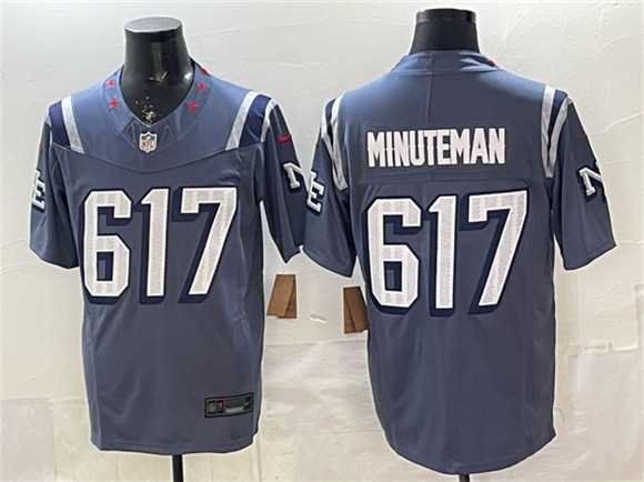 Men's New England Patriots #617 Minuteman 2025 F.U.S.E. 'Rivalries' Vapor Limited Stitched Jersey,We sell and wholesale Men's New England Patriots #617 Minuteman 2025 F.U.S.E. 'Rivalries' Vapor Limited Stitched Jersey on line form chian!