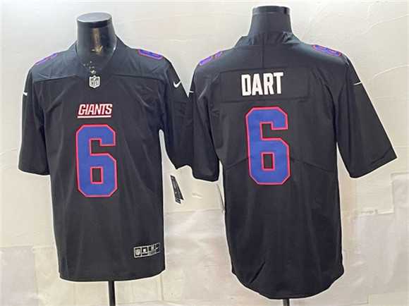 Men's New York Giants #6 Jaxson Dart Black Fashion Vapor Untouchable Limited Stitched Jersey,We sell and wholesale Men's New York Giants #6 Jaxson Dart Black Fashion Vapor Untouchable Limited Stitched Jersey on line form chian!