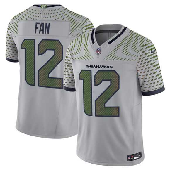 Men's Seattle Seahawks #12 Fan Gray 2025 F.U.S.E. 'Rivalries' Vapor Untouchable Limited Stitched Jersey,We sell and wholesale Men's Seattle Seahawks #12 Fan Gray 2025 F.U.S.E. 'Rivalries' Vapor Untouchable Limited Stitched Jersey on line form chian!