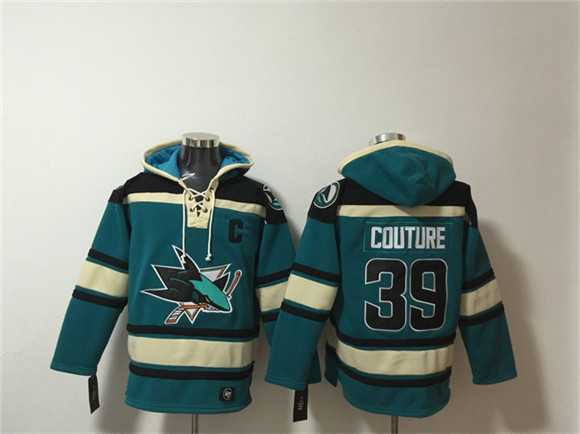 Men's San Jose Sharks #39 Logan Couture Teal Lace-Up Pullover Hoodie,We sell and wholesale Men's San Jose Sharks #39 Logan Couture Teal Lace-Up Pullover Hoodie on line form chian!