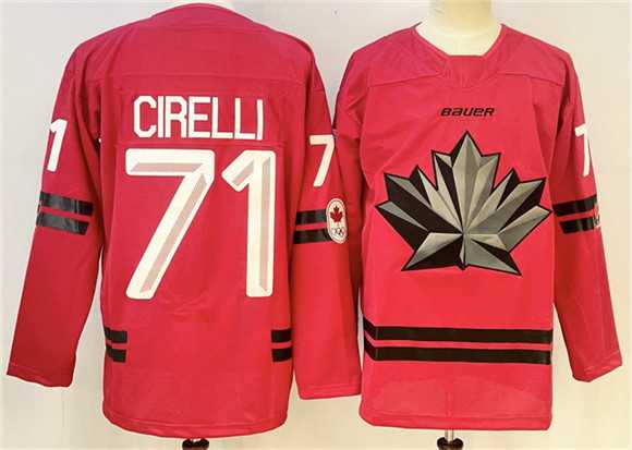 Men's Canada Hockey #71 Anthony Cirelli Red Stitched Jersey,We sell and wholesale Men's Canada Hockey #71 Anthony Cirelli Red Stitched Jersey on line form chian!