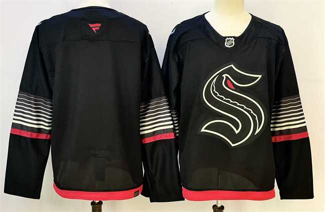 Men's Seattle Kraken Blank Black Alternate Stitched Hockey Jersey,We sell and wholesale Men's Seattle Kraken Blank Black Alternate Stitched Hockey Jersey on line form chian!