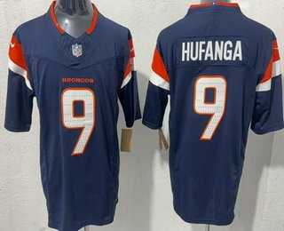 Men's Denver Broncos #9 Talanoa Hufanga Limited Navy FUSE Vapor Stitched Jersey,We sell and wholesale Men's Denver Broncos #9 Talanoa Hufanga Limited Navy FUSE Vapor Stitched Jersey on line form chian!