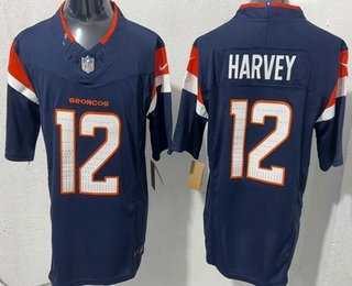 Men's Denver Broncos #12 Rj Harvey Limited Navy FUSE Vapor Stitched Jersey,We sell and wholesale Men's Denver Broncos #12 Rj Harvey Limited Navy FUSE Vapor Stitched Jersey on line form chian!