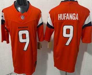 Men's Denver Broncos #9 Talanoa Hufanga Limited Orange FUSE Vapor Stitched Jersey,We sell and wholesale Men's Denver Broncos #9 Talanoa Hufanga Limited Orange FUSE Vapor Stitched Jersey on line form chian!
