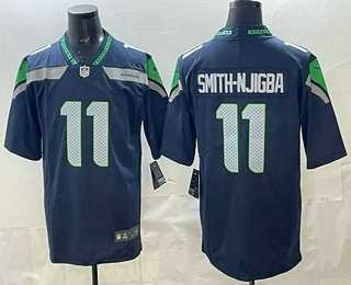 Men's Seattle Seahawks #11 Jaxon Smith Njigba Limited Navy Vapor Stitched Jersey,We sell and wholesale Men's Seattle Seahawks #11 Jaxon Smith Njigba Limited Navy Vapor Stitched Jersey on line form chian!