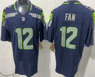 Men's Seattle Seahawks #12 Fan Limited Navy FUSE Vapor Stitched Jersey,We sell and wholesale Men's Seattle Seahawks #12 Fan Limited Navy FUSE Vapor Stitched Jersey on line form chian!