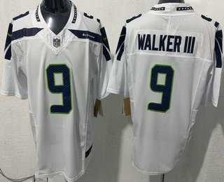 Men's Seattle Seahawks #9 Kenneth Walker III Limited White FUSE Vapor Stitched Jersey,We sell and wholesale Men's Seattle Seahawks #9 Kenneth Walker III Limited White FUSE Vapor Stitched Jersey on line form chian!