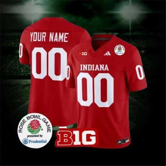 Men's Indiana Hoosiers Active Player Custom 2025 F.U.S.E. Rose Bowl Red Stitched Jersey,We sell and wholesale Men's Indiana Hoosiers Active Player Custom 2025 F.U.S.E. Rose Bowl Red Stitched Jersey on line form chian!