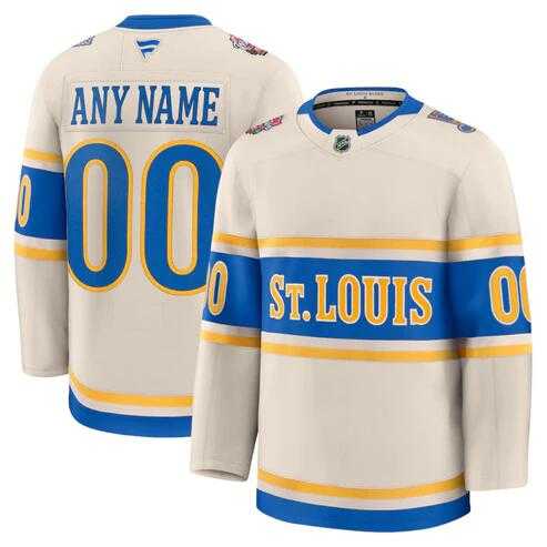 Men's St. Louis Blues Active Player Custom Cream 2024-25 Winter Classic Stitched Hockey Jersey,We sell and wholesale Men's St. Louis Blues Active Player Custom Cream 2024-25 Winter Classic Stitched Hockey Jersey on line form chian!