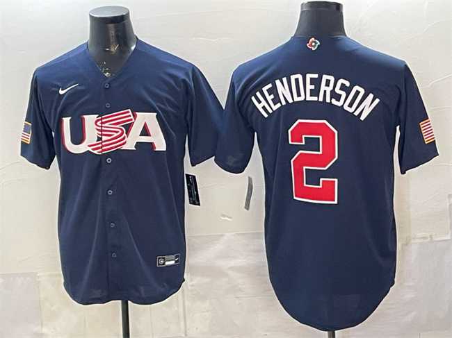 Men's USA #2 Gunnar Henderson Navy World Baseball Classic Stitched Jersey,We sell and wholesale Men's USA #2 Gunnar Henderson Navy World Baseball Classic Stitched Jersey on line form chian!