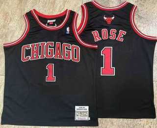 Men's Chicago Bulls 1 Derek Rose Black Hardwood Classics Soul AU Throwback Jersey Mixiu,We sell and wholesale Men's Chicago Bulls 1 Derek Rose Black Hardwood Classics Soul AU Throwback Jersey Mixiu on line form chian!