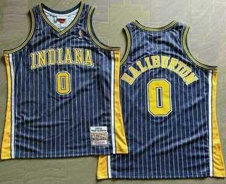 Men's Indiana Pacers #0 Tyrese Haliburton Black Stripes Hollywood Classic Throwback AU Jersey,We sell and wholesale Men's Indiana Pacers #0 Tyrese Haliburton Black Stripes Hollywood Classic Throwback AU Jersey on line form chian!