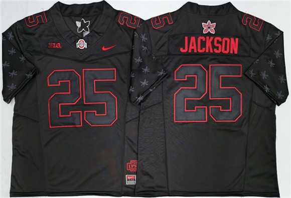 Men's Ohio State Buckeyes #25 Lamar Bo Jackson Black 2025 F.U.S.E. Limited Stitched Jersey,We sell and wholesale Men's Ohio State Buckeyes #25 Lamar Bo Jackson Black 2025 F.U.S.E. Limited Stitched Jersey on line form chian!