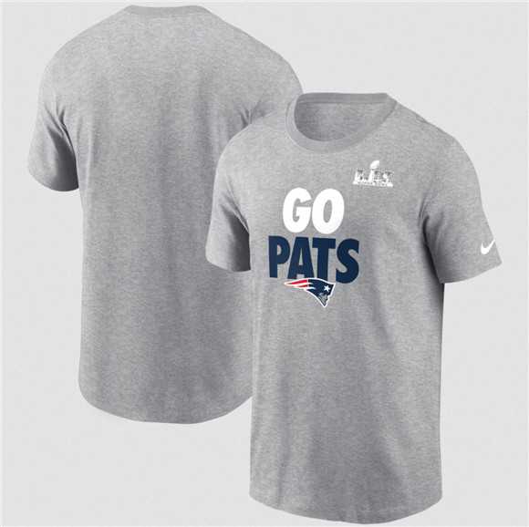 Men's New England Patriots Gray 2025 AFC Champions Hometown T-Shirt,We sell and wholesale Men's New England Patriots Gray 2025 AFC Champions Hometown T-Shirt on line form chian!