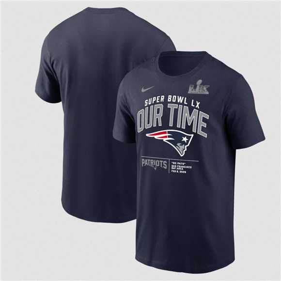 Men's New England Patriots Navy 2025 Super Bowl LX Clear Sign T-Shirt,We sell and wholesale Men's New England Patriots Navy 2025 Super Bowl LX Clear Sign T-Shirt on line form chian!