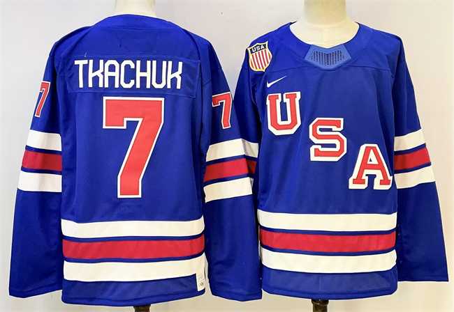 Men's USA #7 Brady Tkachuk Royal 2025-2026 Stitched Jersey,We sell and wholesale Men's USA #7 Brady Tkachuk Royal 2025-2026 Stitched Jersey on line form chian!