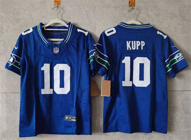 Women's Seattle Seahawks #10 Cooper Kupp Royal 2024 F.U.S.E Throwback Vapor Limited Stitched Jersey,We sell and wholesale Women's Seattle Seahawks #10 Cooper Kupp Royal 2024 F.U.S.E Throwback Vapor Limited Stitched Jersey on line form chian!