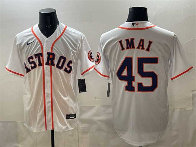 Men's Houston Astros #45 Tatsuya Imai White Cool Base Stitched Jersey,We sell and wholesale Men's Houston Astros #45 Tatsuya Imai White Cool Base Stitched Jersey on line form chian!