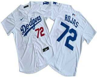 Men's Los Angeles Dodgers #72 Miguel Rojas White Limited Stitched Jersey,We sell and wholesale Men's Los Angeles Dodgers #72 Miguel Rojas White Limited Stitched Jersey on line form chian!