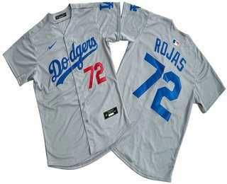 Men's Los Angeles Dodgers #72 Miguel Rojas Grey Limited Stitched Jersey,We sell and wholesale Men's Los Angeles Dodgers #72 Miguel Rojas Grey Limited Stitched Jersey on line form chian!