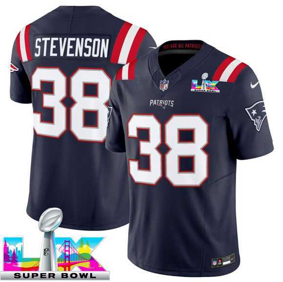 Men's New England Patriots #38 Rhamondre Stevenson Navy 2025 F.U.S.E. Super Bowl LX Patch Vapor Limited Stitched Jersey,We sell and wholesale Men's New England Patriots #38 Rhamondre Stevenson Navy 2025 F.U.S.E. Super Bowl LX Patch Vapor Limited Stitched Jersey on line form chian!