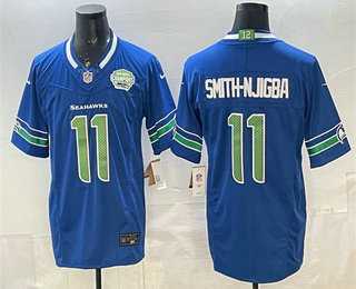 Men's Seattle Seahawks #11 Jaxon Smith-Njigba Royal FUSE 2025 NFC West Champions Patch Limited Stitched Jersey Dzhi,We sell and wholesale Men's Seattle Seahawks #11 Jaxon Smith-Njigba Royal FUSE 2025 NFC West Champions Patch Limited Stitched Jersey Dzhi on line form chian!