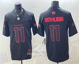 Men's Seattle Seahawks #11 Jaxon Smith-Njigba Limited Black Stranger Things Stuck In The Upside Down Jersey Dzhi,We sell and wholesale Men's Seattle Seahawks #11 Jaxon Smith-Njigba Limited Black Stranger Things Stuck In The Upside Down Jersey Dzhi on line form chian!