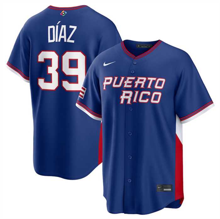Men's Puerto Rico Baseball Customized Blue 2026 World Baseball Classic Road Stadium Stitched Jersey,We sell and wholesale Men's Puerto Rico Baseball Customized Blue 2026 World Baseball Classic Road Stadium Stitched Jersey on line form chian!