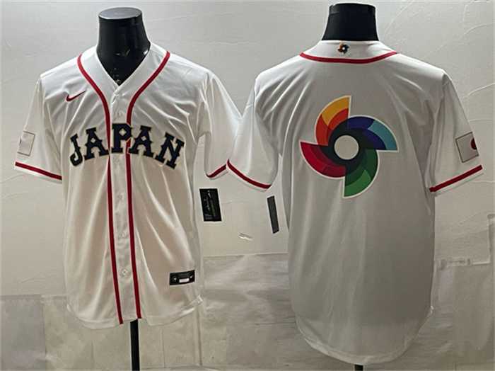 Men's Japan Baseball Team Big Logo White 2026 World Baseball Classic Home Stadium Stitched Jersey,We sell and wholesale Men's Japan Baseball Team Big Logo White 2026 World Baseball Classic Home Stadium Stitched Jersey on line form chian!