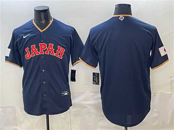 Men's Japan Baseball Blank Navy 2026 World Baseball Classic Road Stadium Stitched Jersey,We sell and wholesale Men's Japan Baseball Blank Navy 2026 World Baseball Classic Road Stadium Stitched Jersey on line form chian!