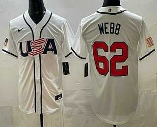 Men's USA #62 Logan Webb White 2026 World Baseball Classic Cool Base Jersey,We sell and wholesale Men's USA #62 Logan Webb White 2026 World Baseball Classic Cool Base Jersey on line form chian!