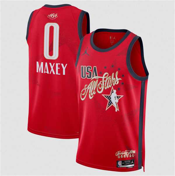Men's 2026 All-Star #0 Tyrese Maxey Red Stitched Basketball Printing Jersey,We sell and wholesale Men's 2026 All-Star #0 Tyrese Maxey Red Stitched Basketball Printing Jersey on line form chian!