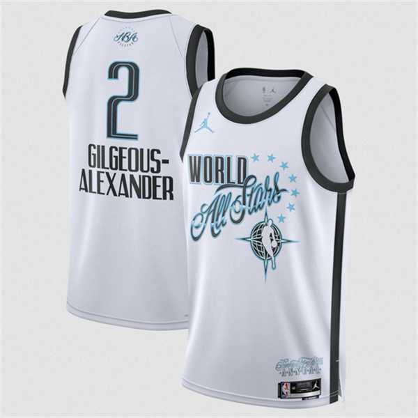 Men's 2026 All-Star #2 Shai Gilgeous-Alexander White Stitched Basketball Printing Jersey,We sell and wholesale Men's 2026 All-Star #2 Shai Gilgeous-Alexander White Stitched Basketball Printing Jersey on line form chian!