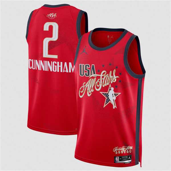 Men's 2026 All-Star #2 Cade Cunningham Red Stitched Basketball Printing Jersey,We sell and wholesale Men's 2026 All-Star #2 Cade Cunningham Red Stitched Basketball Printing Jersey on line form chian!