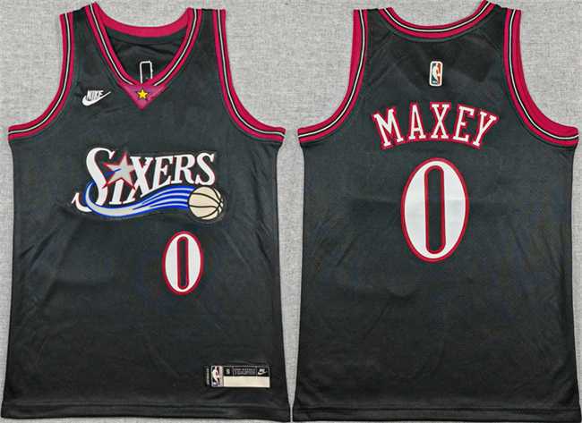 Youth Philadelphia 76ers #0 Tyrese Maxey Black 2025-26 Classic Edition Stitched Jersey,We sell and wholesale Youth Philadelphia 76ers #0 Tyrese Maxey Black 2025-26 Classic Edition Stitched Jersey on line form chian!