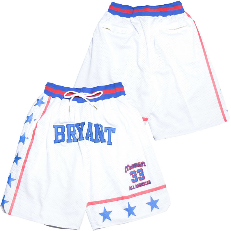 kobe bryant mcdonald's all american white basketball shorts,We sell and wholesale kobe bryant mcdonald's all american white basketball shorts on line form chian!