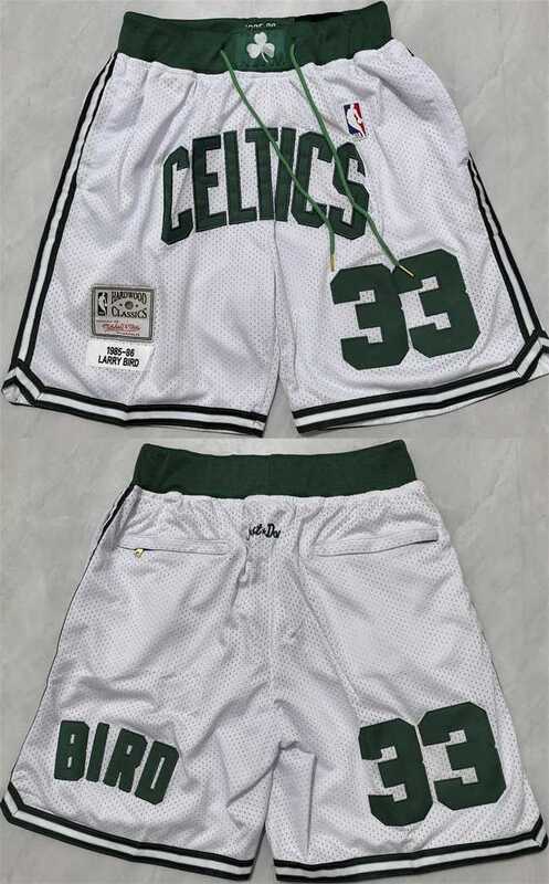Boston Celtics #33 Larry Bird White Shorts (Run Small),We sell and wholesale Boston Celtics #33 Larry Bird White Shorts (Run Small) on line form chian!
