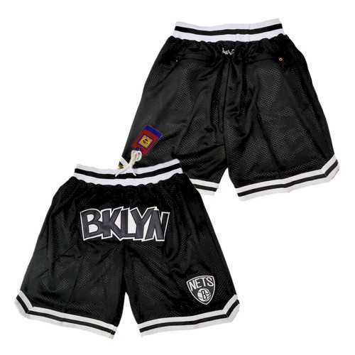 Brooklyn Nets Just Don Black Shorts (Run Small),We sell and wholesale Brooklyn Nets Just Don Black Shorts (Run Small) on line form chian!