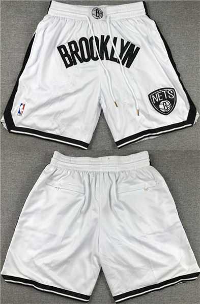 Brooklyn Nets White Shorts (Run Small),We sell and wholesale Brooklyn Nets White Shorts (Run Small) on line form chian!