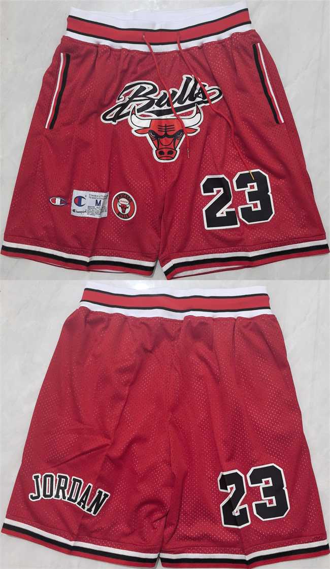 Chicago Bulls #23 Michael Jordan Red Shorts (Run Small),We sell and wholesale Chicago Bulls #23 Michael Jordan Red Shorts (Run Small) on line form chian!